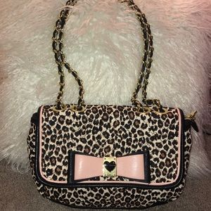 Leopard print purse